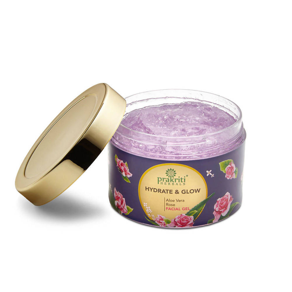 Prakriti Herbals Hydrate & Glow Aloe Vera Rose Facial Gel