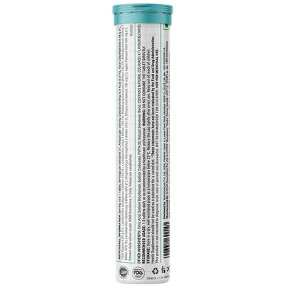 Wellbeing Nutrition Probiotic + Prebiotic Effervescent Tablets-Green Apple & Mint Flavor - Distacart