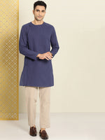 Thumbnail for House of Pataudi Rozana Pure Cotton Angrakha Kurta - Distacart