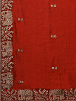 Thumbnail for Mitera Ethnic Motifs Embroidered Beads and Stones Saree - Distacart