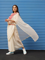 Thumbnail for Tikhi Imli Kaftan Saree With Belt - Distacart