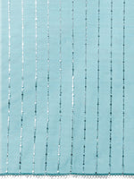 Thumbnail for Sangria Embellished Net Saree - Distacart