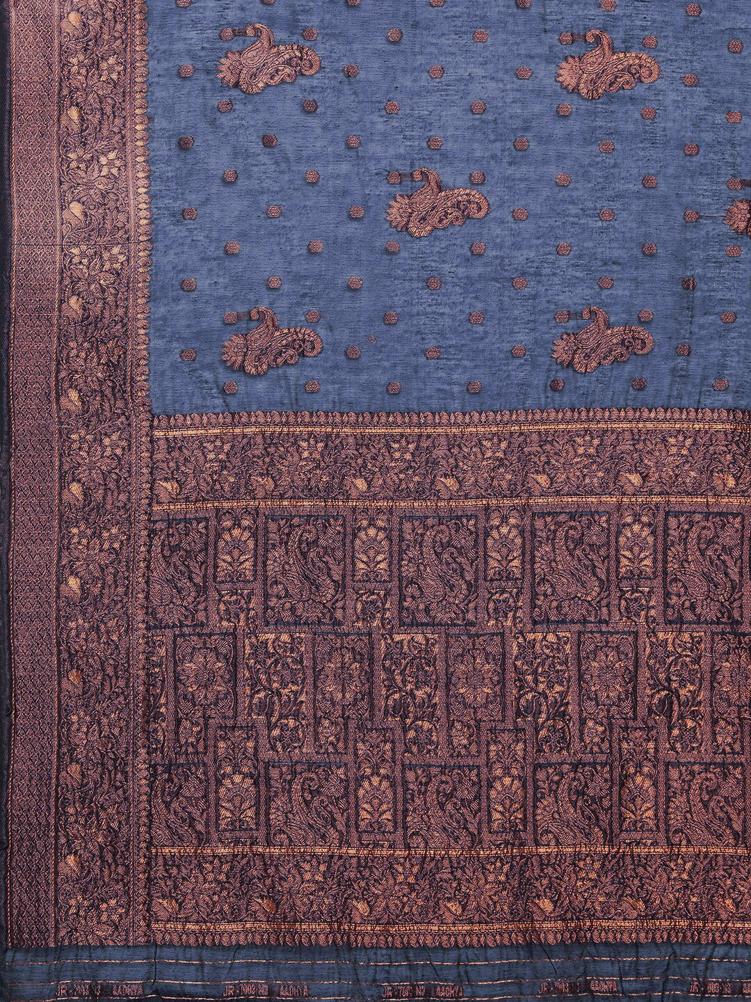 Kalini Ethnic Motifs Woven Design Zari Organza Saree - Distacart