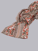 Thumbnail for Kalini Women Beige Tribal Striped Thread Work Straight Kurta - Distacart