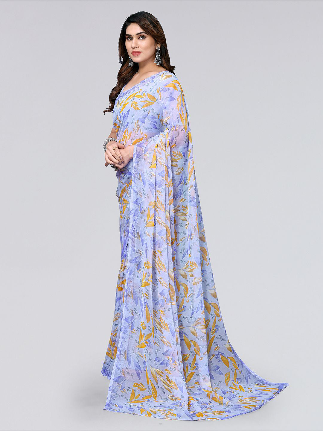 Kalini Floral Printed Saree - Distacart