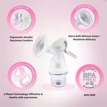 Thumbnail for Chicco Natural Feeling Manual Breast Pump - Distacart