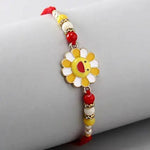 Thumbnail for Ferns N Petals Sunflower Kids Rakhi & Almonds Jar - Distacart