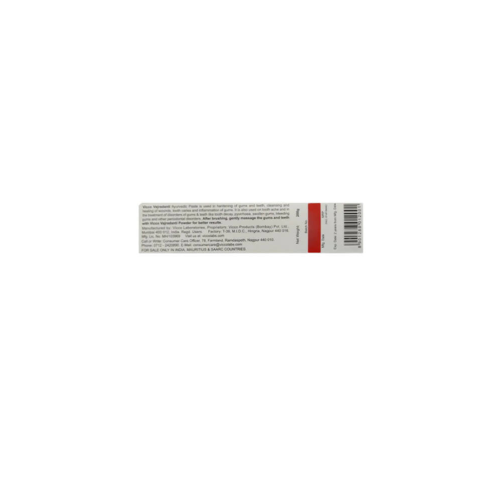Vicco Vajradanti For Gums & Teeth Regular - Distacart