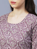 Thumbnail for Kalini Women Floral Printed Kurta with Trousers - Distacart