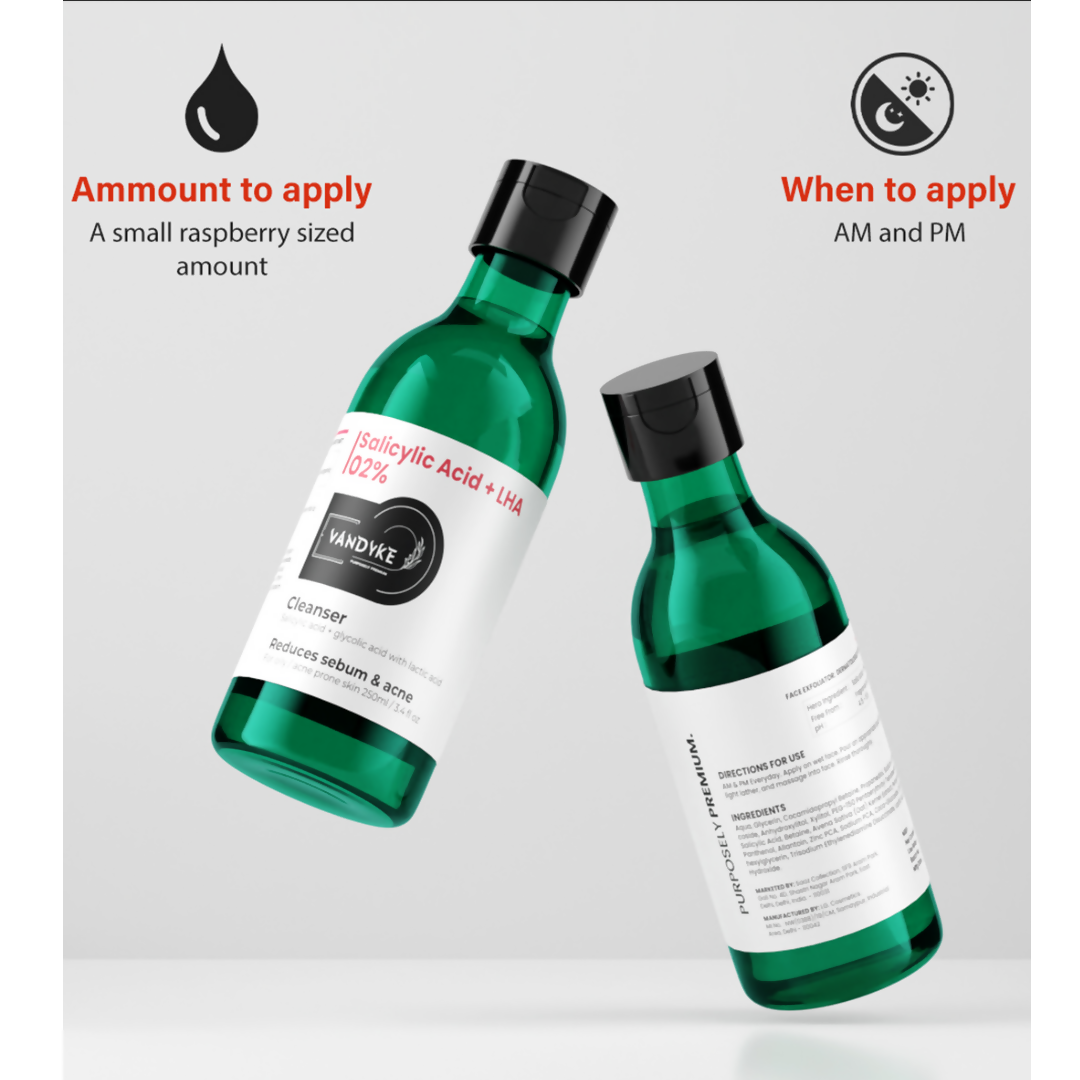 Vandyke 2% Salicylic Acid Face Cleanser - Distacart