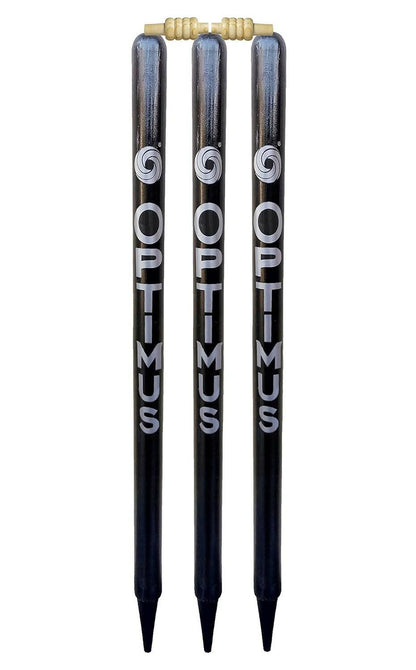 Optimus Cricket Wooden Stumps Wickets Full Size - Distacart