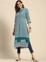 Thumbnail for Sangria Chikankari Embroidered Kurta - Distacart