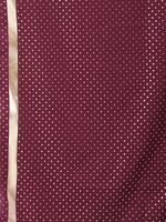 Thumbnail for Kalini Women Burgundy Panelled Kurta with Palazzo & With Dupatta Set - Distacart