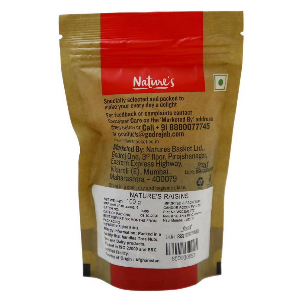 Nature's Afghan Raisins - Distacart