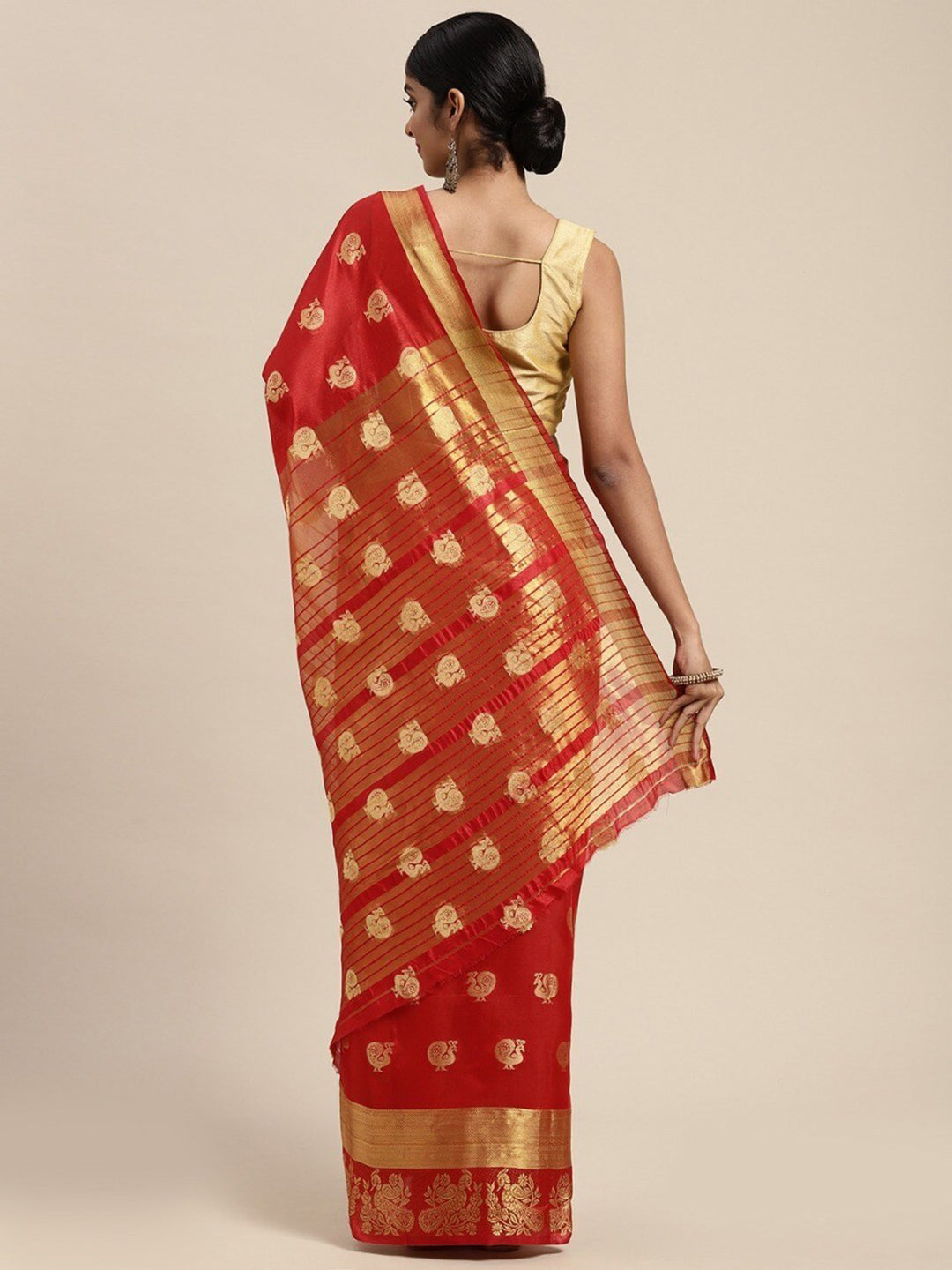 Kalini Women Red Sarees - Distacart