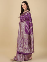 Thumbnail for Kalini Ethnic Motifs Zari Art Silk Banarasi Saree - Distacart