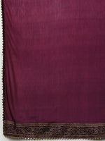 Thumbnail for Kalini Women Burgundy Ethnic Motifs Printed Kurta with Trousers & With Dupatta - Distacart