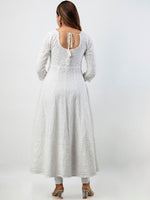 Thumbnail for Kalini Women Ethnic Motifs Thread Work Floral Anarkali Kurta - Distacart