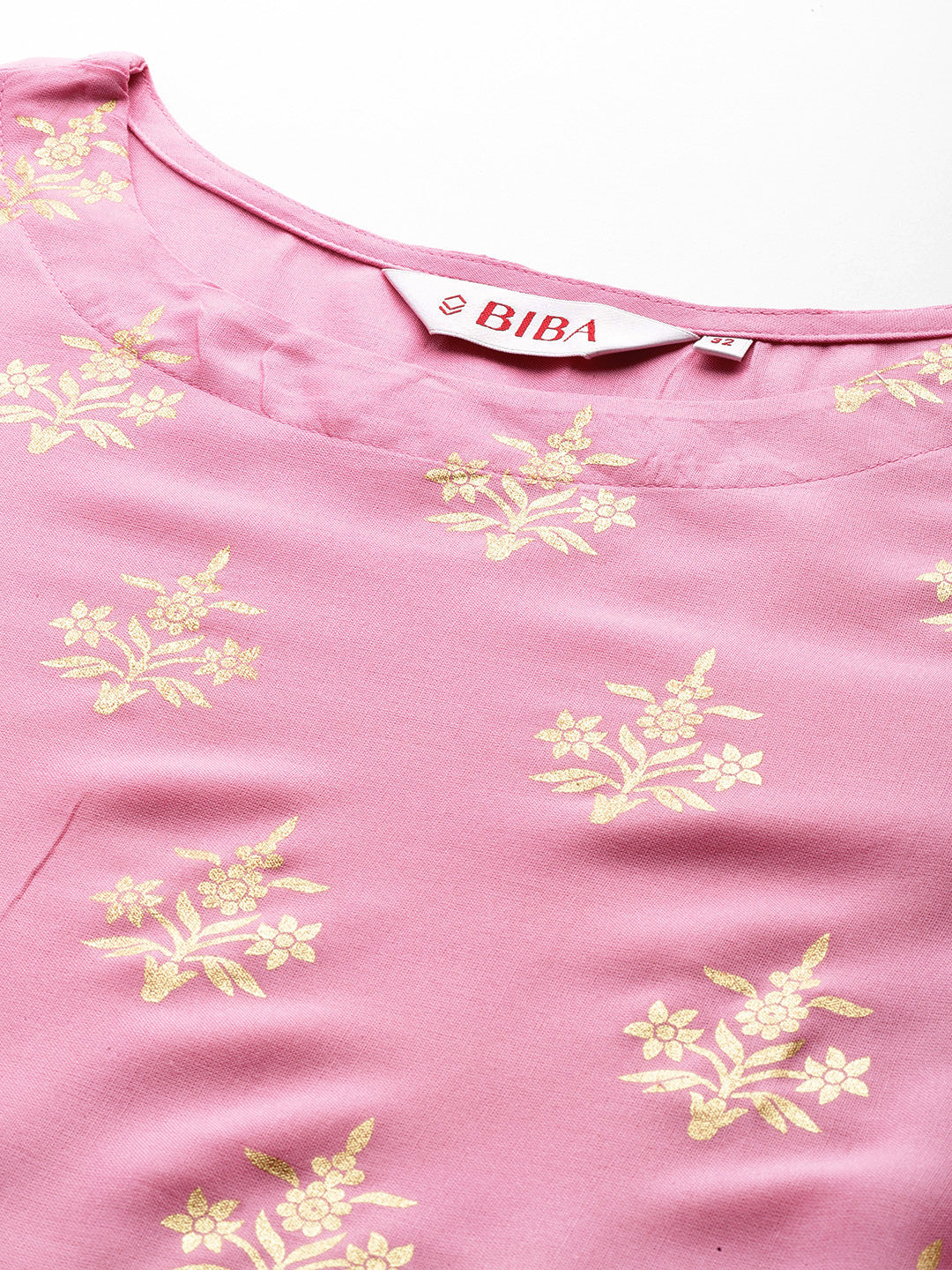 Biba Women Floral Print Kurta with Palazzos - Distacart