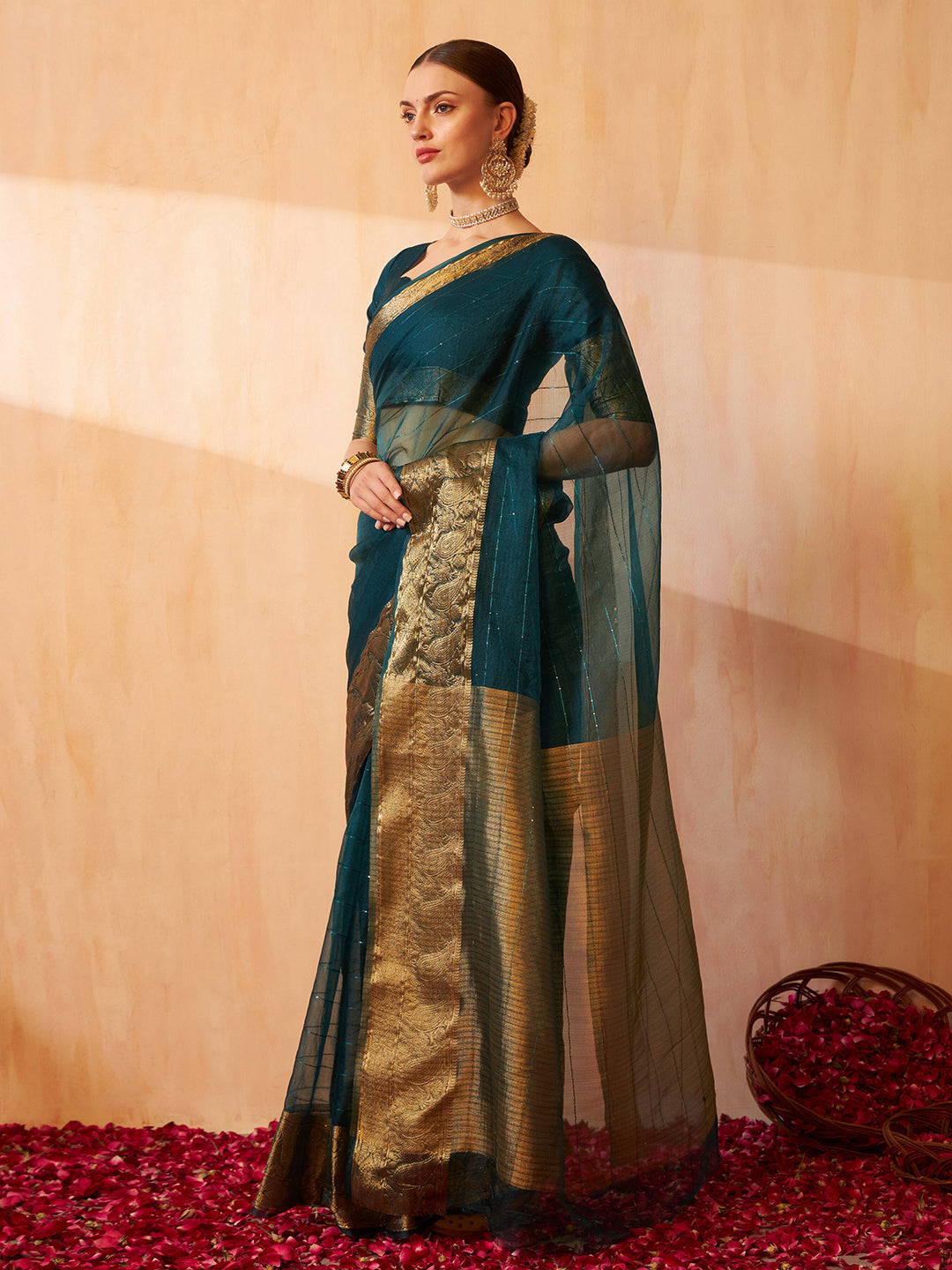 Kalini Woven Design Zari Banarasi Saree - Distacart