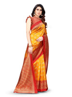Thumbnail for Kalini Ethnic Motifs Woven Design Zari Saree - Distacart