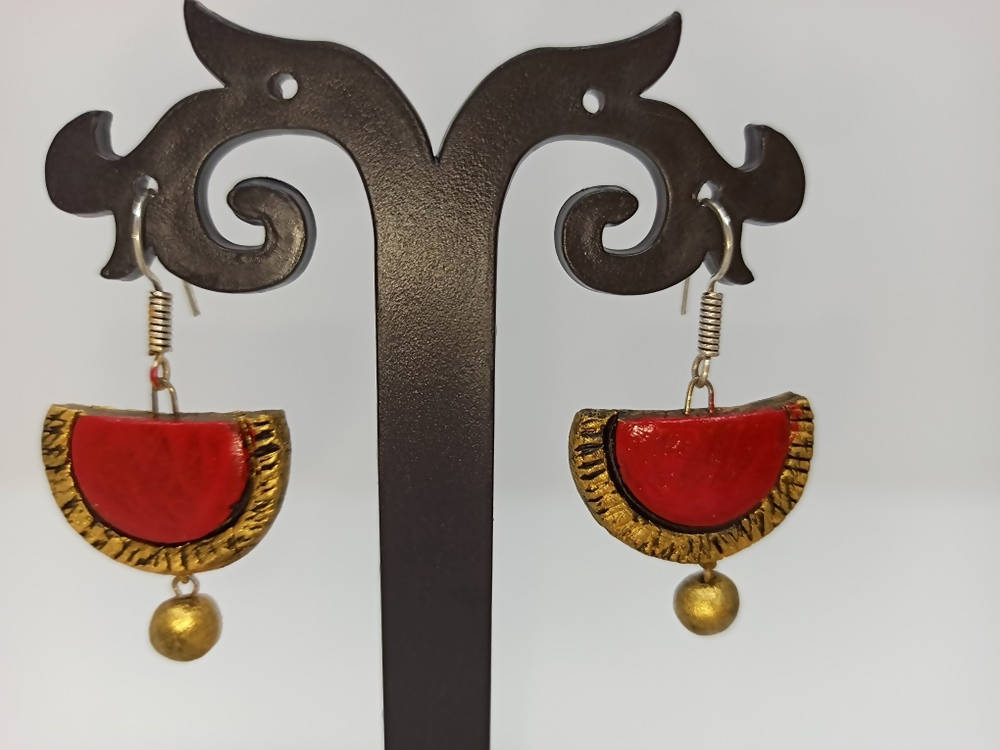 Terracotta Boho Style Hangings-Red