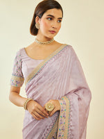 Thumbnail for Soch Embellished Beads and Stones Saree - Distacart