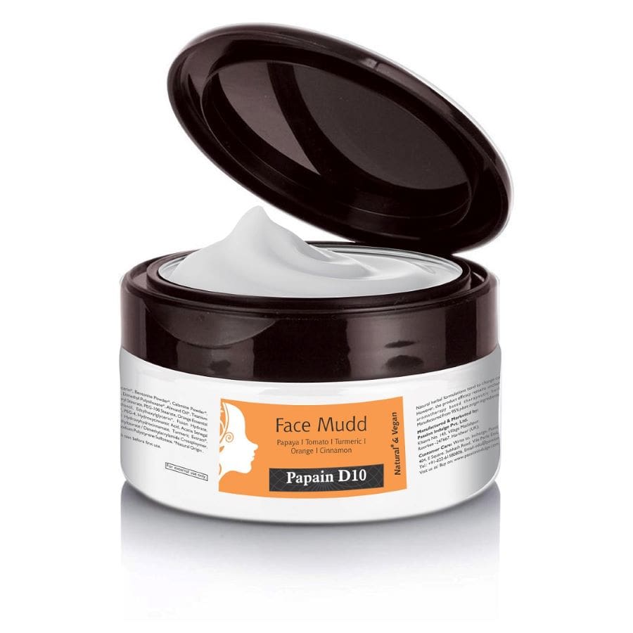 Passion Indulge Papain D10 Face Mudd Pack For Tan Removal - Distacart