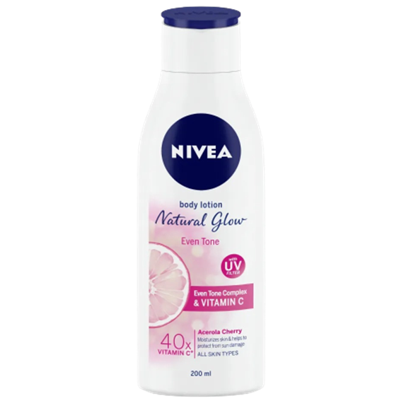 Nivea Body Lotion Natural Glow Even Tone UV Protect - Distacart