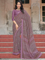 Thumbnail for Kalini Ethnic Motifs Printed Pure Chiffon Saree - Distacart