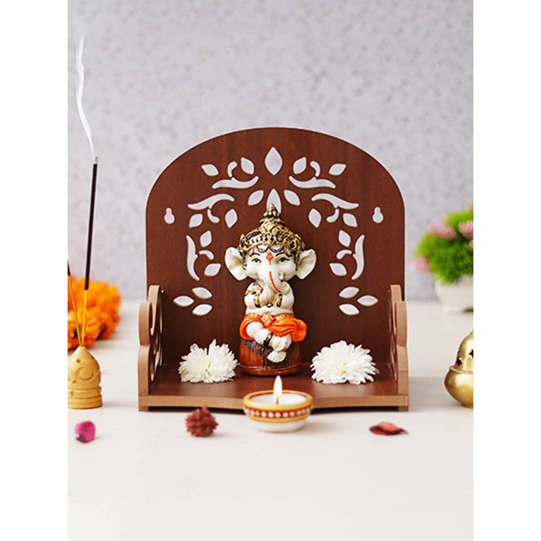 eCraftIndia Brown Design Wooden Temple - Distacart