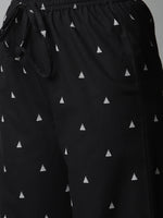 Thumbnail for Biba Women Grey Melange & Black Solid Kurta with Palazzos - Distacart