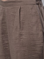 Thumbnail for Kalini Women Self Design Pure Cotton Kurta With Trousers - Distacart