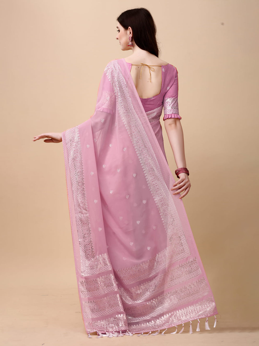 Kalini Woven Design Zari Silk Cotton Kasavu Saree - Distacart