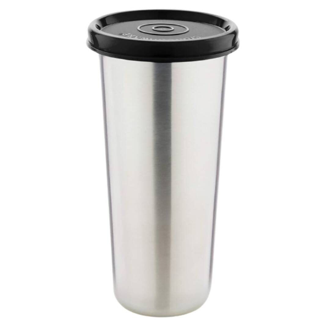 Signoraware Stainless Steel Tumbler with Lid - 450ml - Distacart