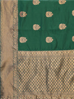 Thumbnail for Kalini Ethnic Motifs Zari Banarasi Saree - Distacart