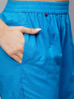 Thumbnail for Kalini Tie & Dye Printed Regular Kurta with Trousers & Dupatta - Distacart