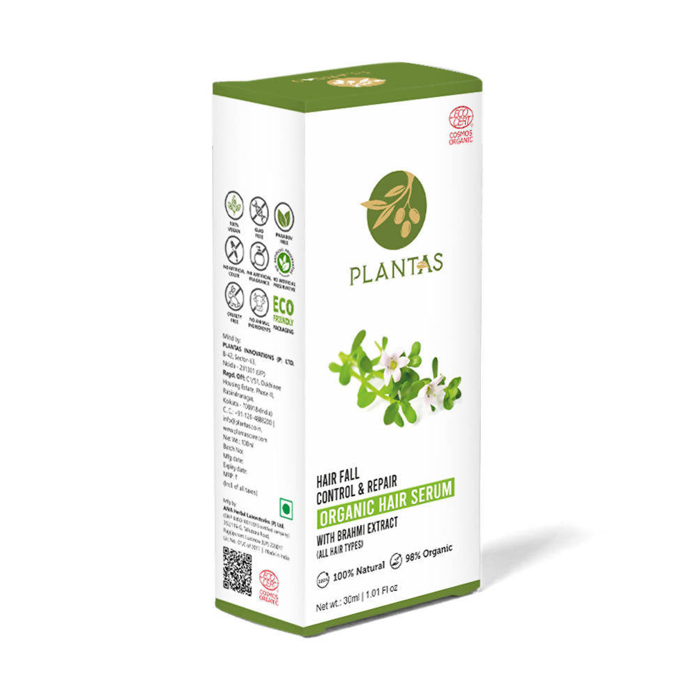 Plantas Hair Fall Control & Repair Organic Hair Serum - Distacart
