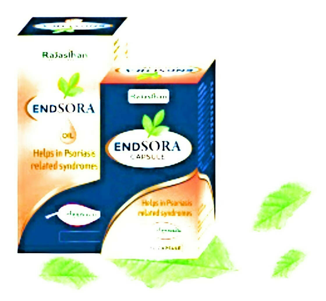 Rajasthan Herbals International Ayurvedic Endsora Capsules & Endsora Oil Combo - Distacart