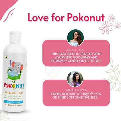 Pokonut Herbal Baby Body Bath - Distacart