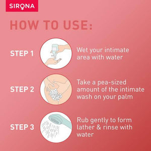 Sirona Intimate Wash & Rash Cream Combo
