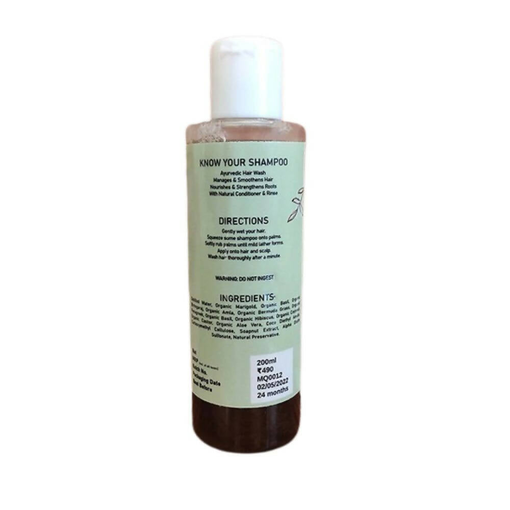 Satjeevan Organic Herbal Kashayam Shampoo - Distacart