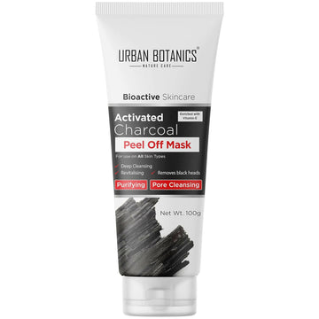 Urban Botanics Activated Charcoal Peel Off Mask - Distacart