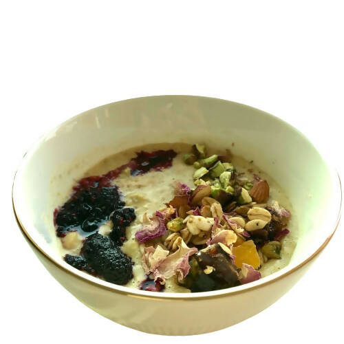 Thenibblebox Rose & Pistachio Almond flour Superfood Porridge Instant Breakfast Mix - Distacart