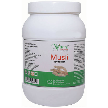 Naturz Ayurveda Musli Revitaliser Tablets - Distacart