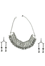 Thumbnail for Mominos Fashion Johar Kamal Black-Plated Brass Finish Choker For Women - Distacart