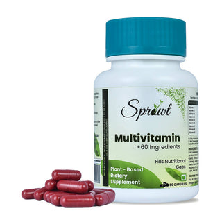 Sprowt Plant Based Multivitamin Capsules - Distacart