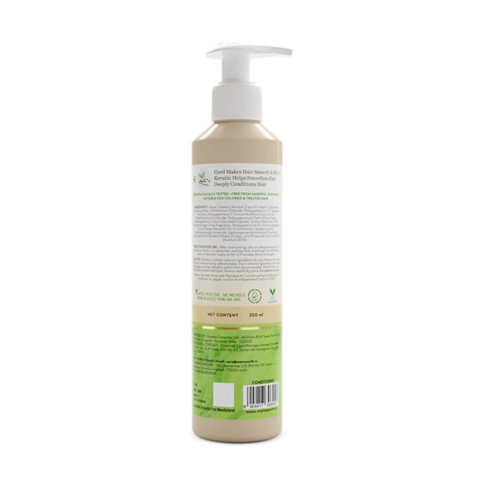 Mamaearth Curd Smoothening Conditioner for Smooth & Shiny Hair - Distacart