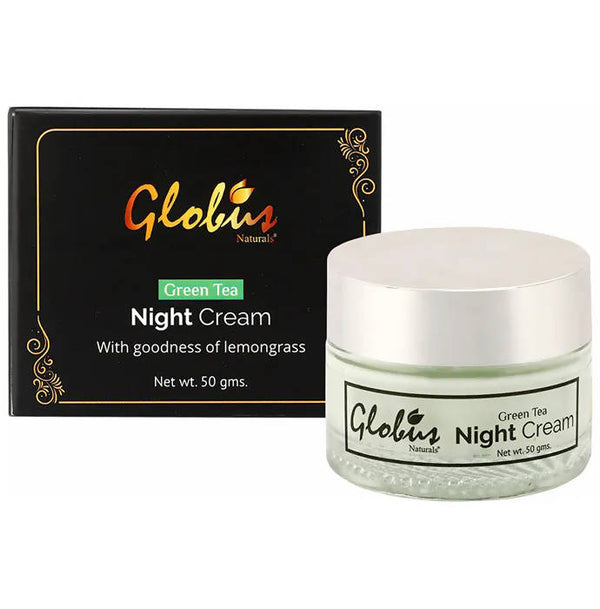 Globus Naturals Green Tea Night Cream - Distacart