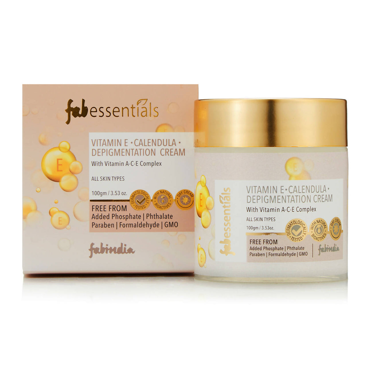 Fabessentials Vitamin E Calendula Depigmentation Cream - Distacart